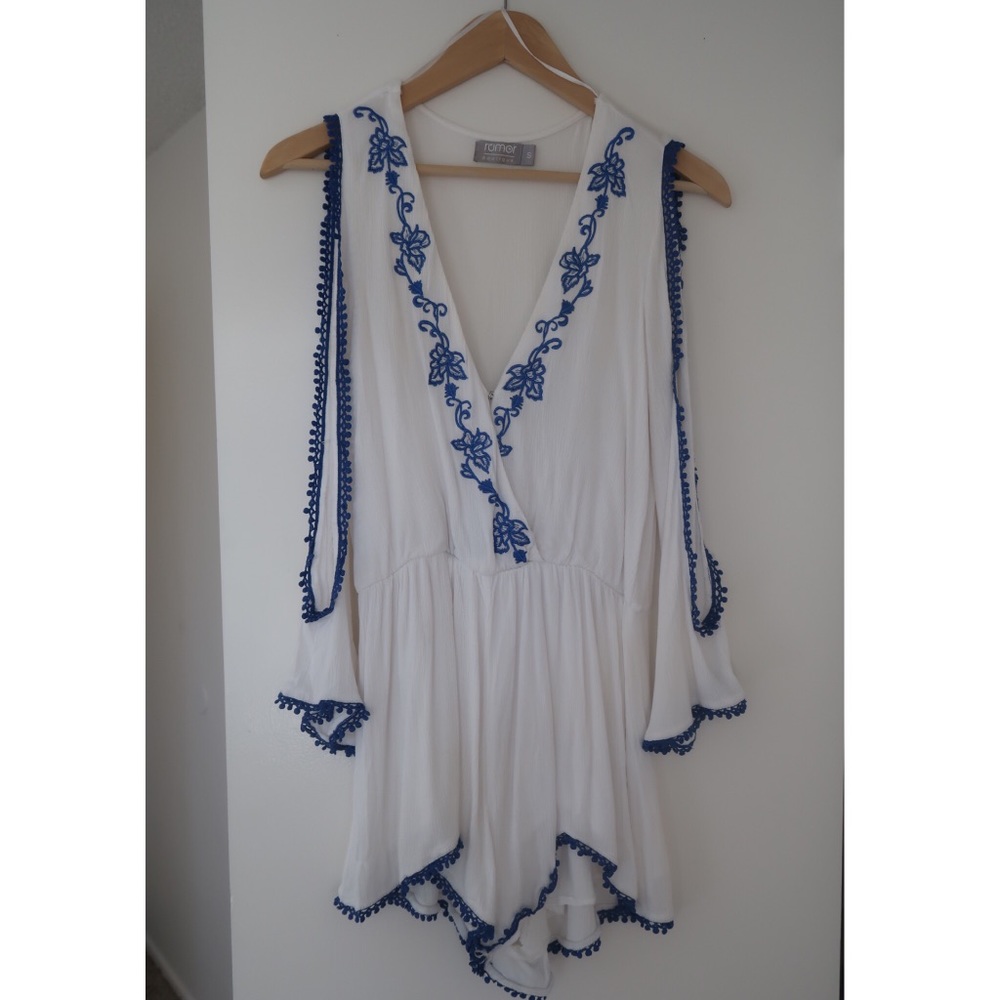 LF embroidered romper